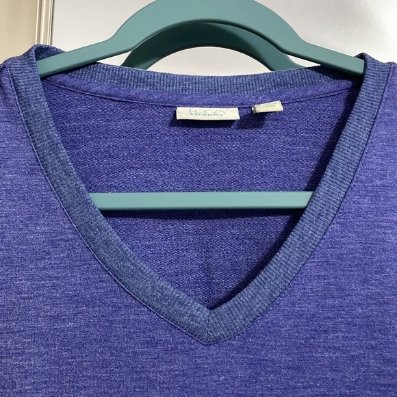 LOGO Lounge purple blue size Medium sweatshirt kangaroo pocket with lace detail - Picture 6 of 11